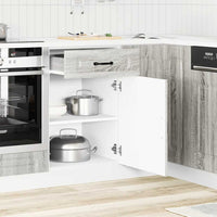 vidaXL Base da Cucina Kalmar Grigio Sonoma in Legno Multistrato