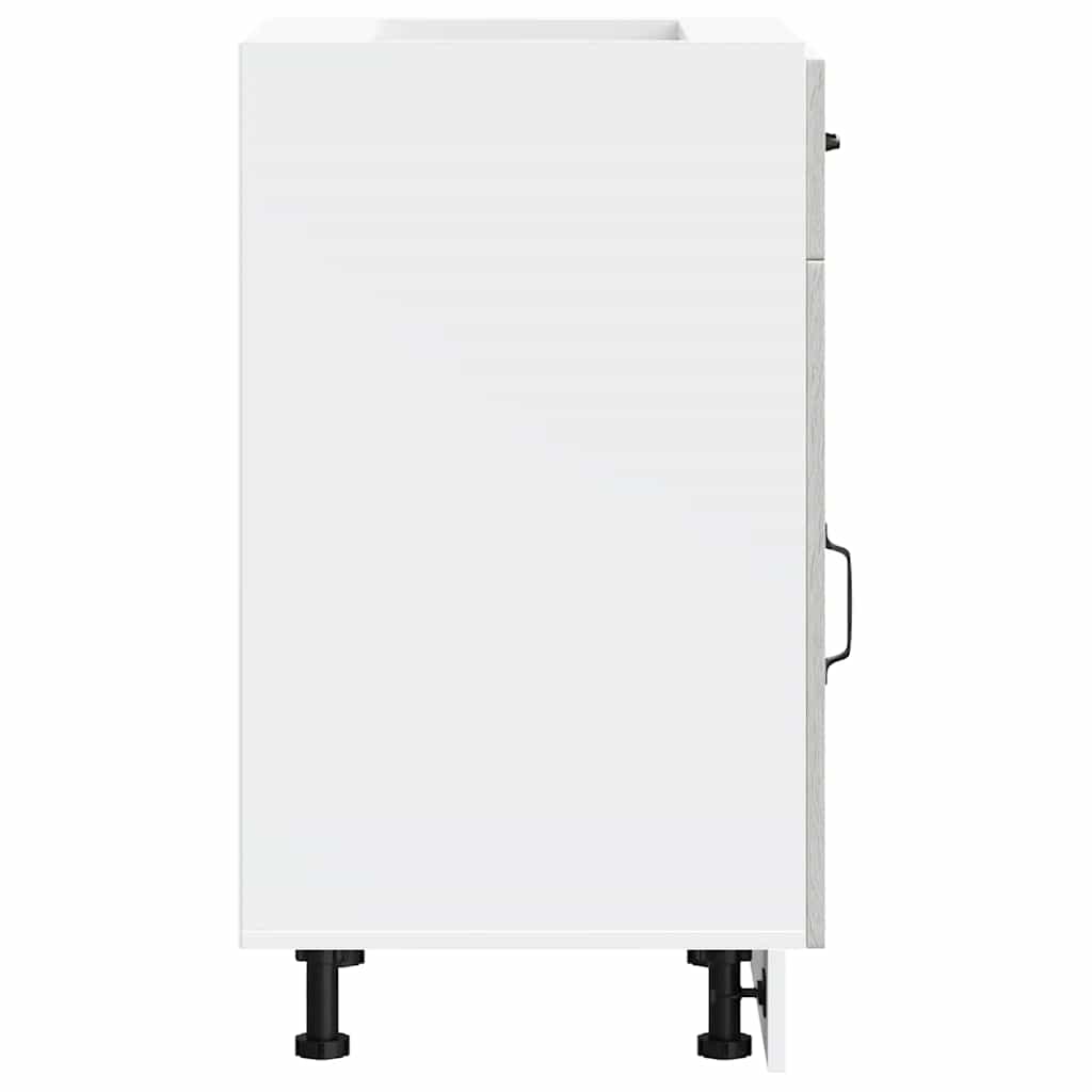 vidaXL Base da Cucina Kalmar Grigio Sonoma in Legno Multistrato