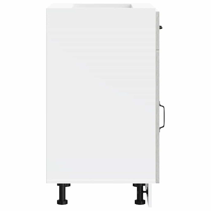 vidaXL Base da Cucina Kalmar Grigio Sonoma in Legno Multistrato