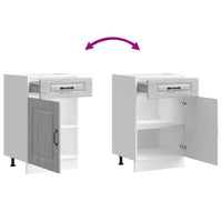 Base da Cucina Kalmar Grigio Sonoma in Legno Multistrato 853483