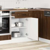 Base da Cucina-Mobile Base da Cucina Kalmar Rovere Marrone in Legno Multistrato 318453
