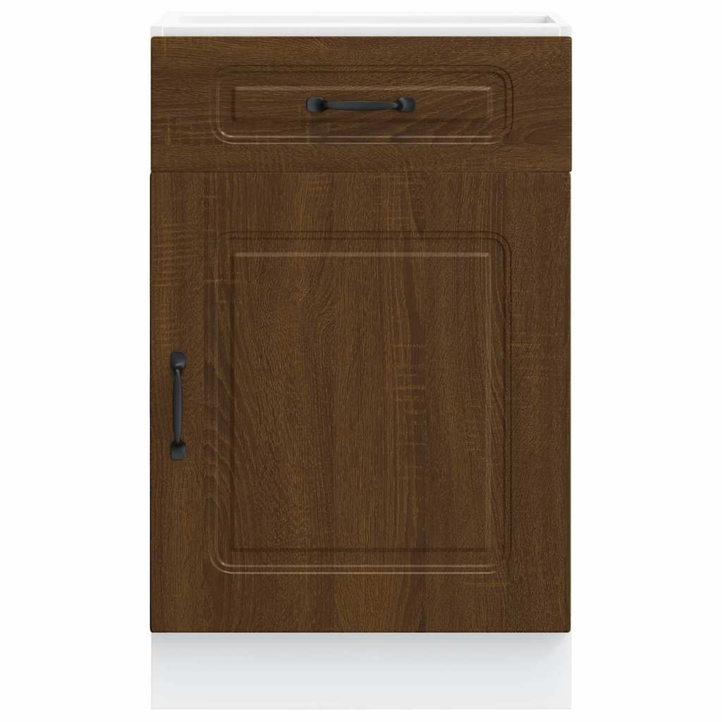 Base da Cucina Kalmar Rovere Marrone in Legno Multistrato 853484