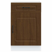 Base da Cucina Kalmar Rovere Marrone in Legno Multistrato 853484