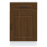 Base da Cucina Kalmar Rovere Marrone in Legno Multistrato