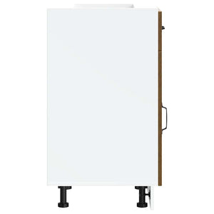 Base da Cucina Kalmar Rovere Marrone in Legno Multistrato 853484