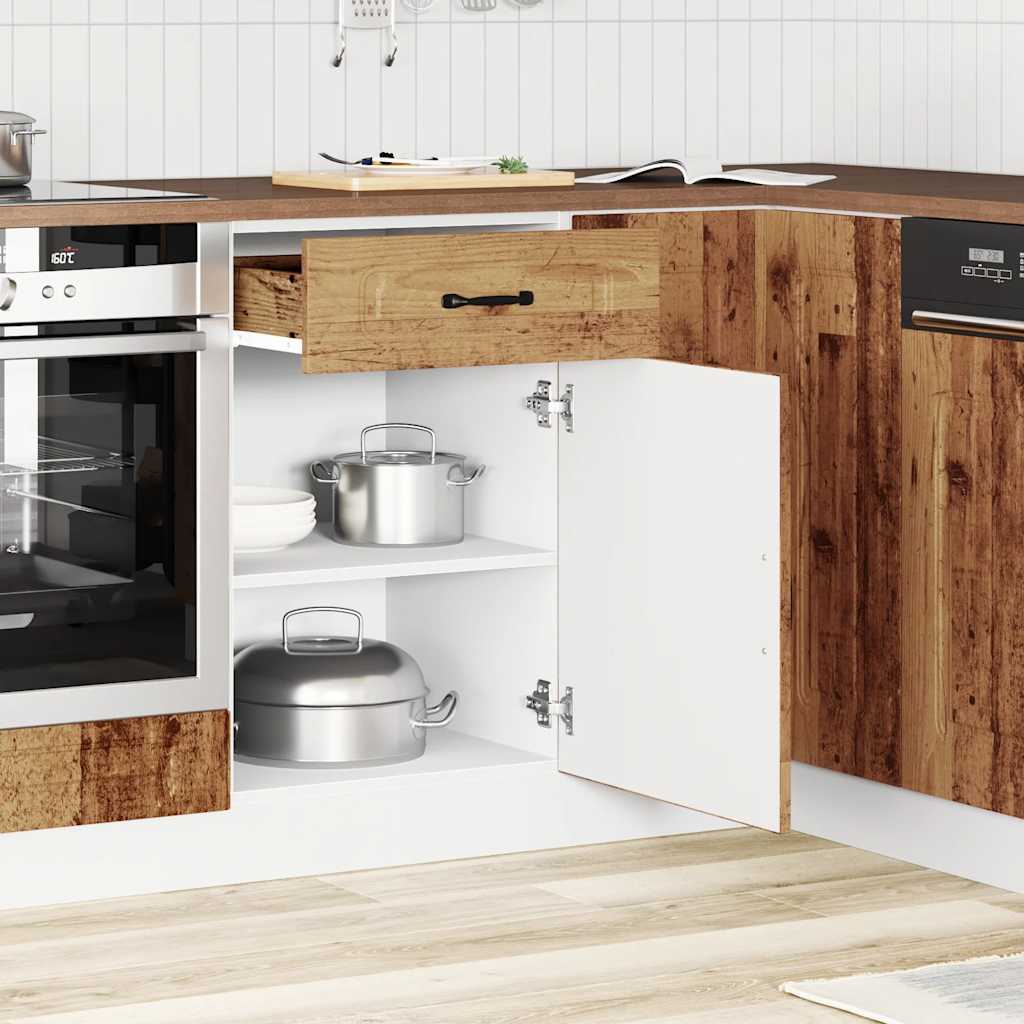 Base da Cucina Kalmar Legno Vecchio in Legno Multistrato 853485