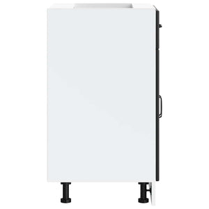 vidaXL Base da Cucina Kalmar Nero in Legno Multistrato