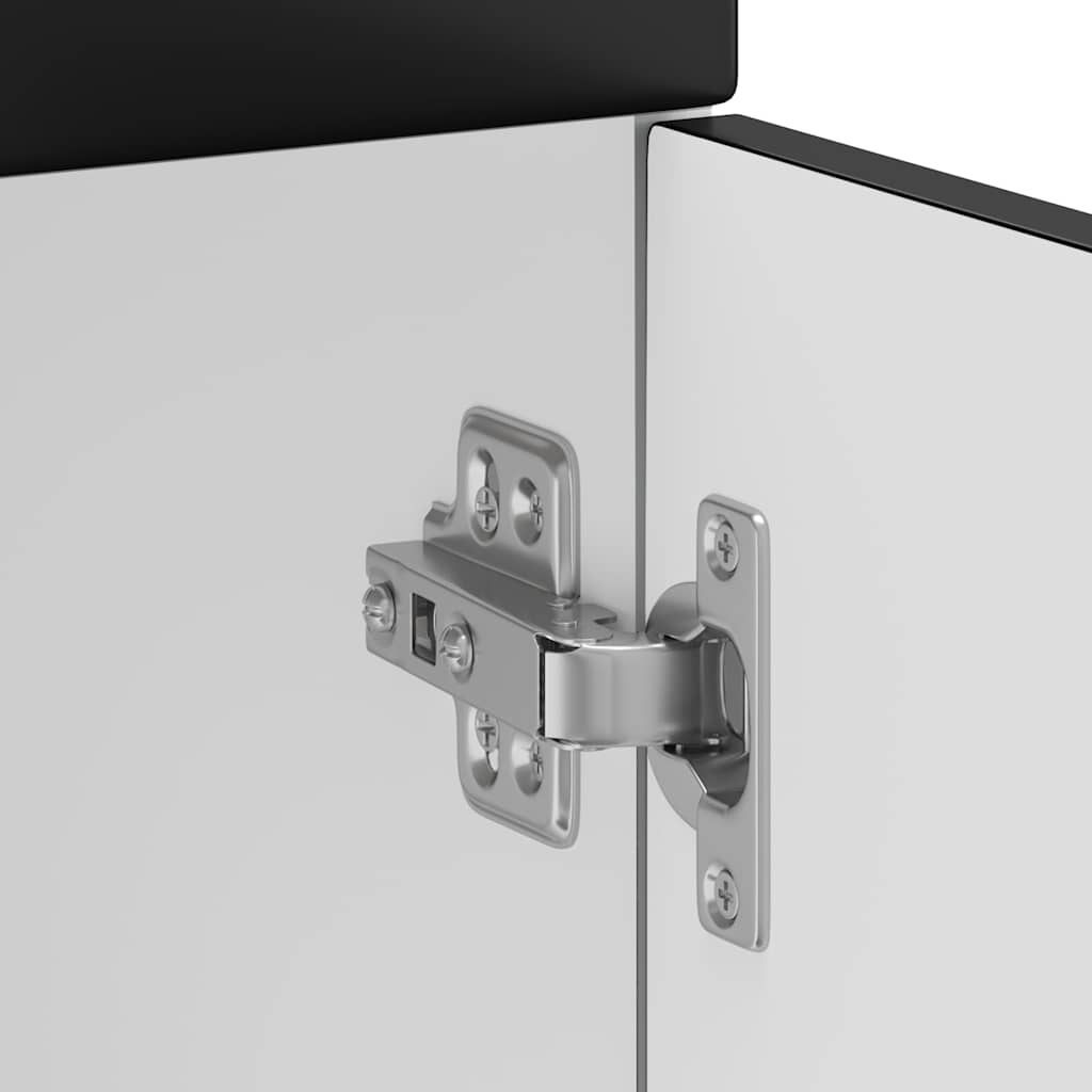 Base da Cucina Kalmar Nero in Legno Multistrato 853488