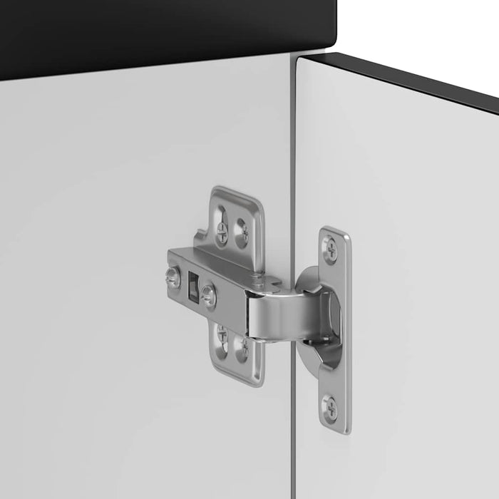 Base da Cucina Kalmar Nero in Legno Multistrato 853488