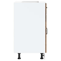 Base da Cucina Kalmar Rovere Fumo in Legno Multistrato 853492