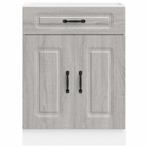 Base da Cucina Kalmar Grigio Sonoma in Legno Multistrato