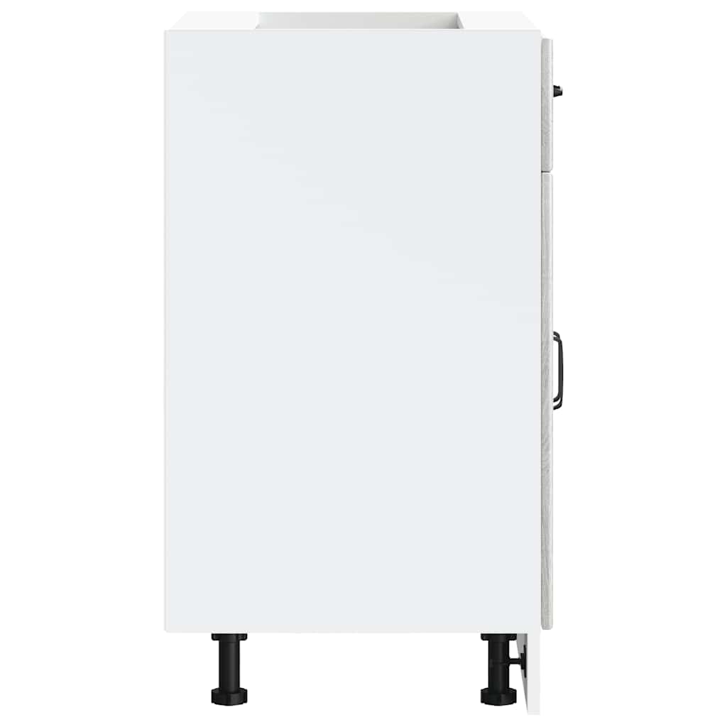 Base da Cucina Kalmar Grigio Sonoma in Legno Multistrato