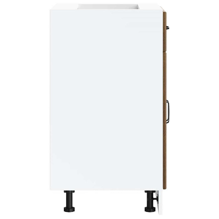 vidaXL Base da Cucina Kalmar Rovere Marrone in Legno Multistrato