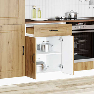 vidaXL Base da Cucina Kalmar Rovere Artigianale in Legno Multistrato