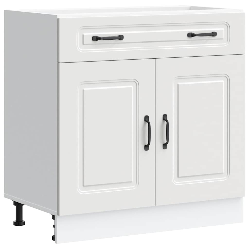 vidaXL Base da Cucina Kalmar Bianco in Legno Multistrato