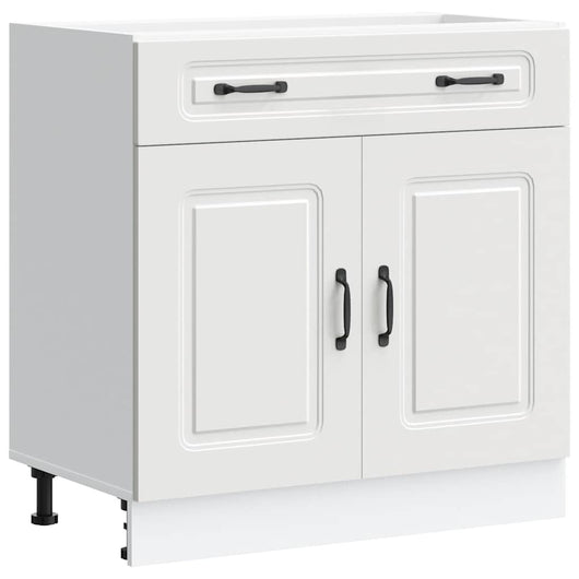 vidaXL Base da Cucina Kalmar Bianco in Legno Multistrato