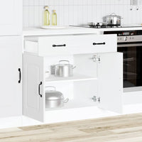 Base da Cucina Kalmar Bianco in Legno Multistrato 853497
