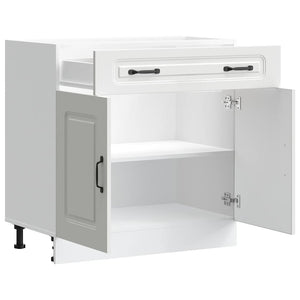 Base da Cucina Kalmar Bianco in Legno Multistrato 853497