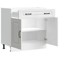 Base da Cucina-Mobile Base da Cucina Kalmar Bianco in Legno Multistrato 367562