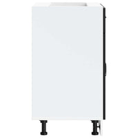 Base da Cucina Kalmar Nero in Legno Multistrato 853498