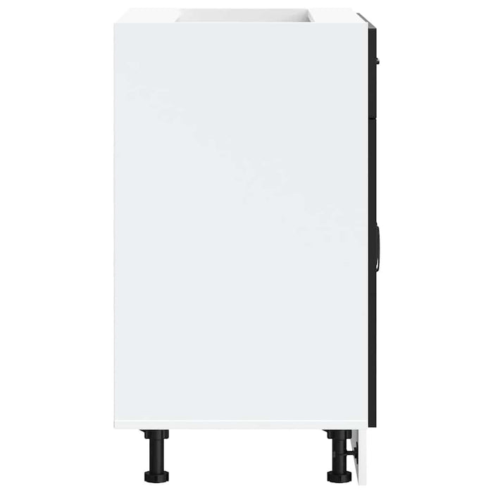 Base da Cucina Kalmar Nero in Legno Multistrato 853498