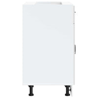 Base da Cucina-Mobile Base da Cucina Kalmar Bianco Lucido in Legno Multistrato 543604