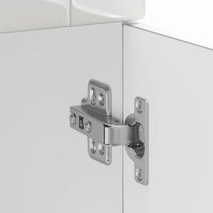 Base da Cucina Kalmar Bianco Lucido in Legno Multistrato 853499