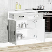 Base da Cucina Kalmar Grigio Cemento in Legno Multistrato