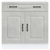 Base da Cucina Kalmar Grigio Cemento in Legno Multistrato 853501
