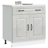 Base da Cucina Kalmar Grigio Cemento in Legno Multistrato 853501