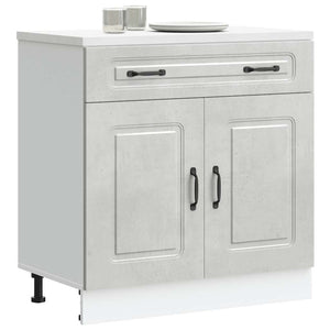 Base da Cucina Kalmar Grigio Cemento in Legno Multistrato 853501