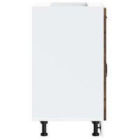 Base da Cucina Kalmar Rovere Fumo in Legno Multistrato 853502