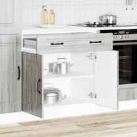 Base da Cucina Kalmar Grigio Sonoma in Legno Multistrato 853503
