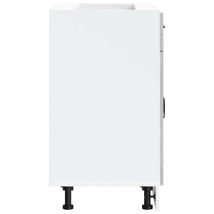 Base da Cucina-Mobile Base da Cucina Kalmar Grigio Sonoma in Legno Multistrato 135875