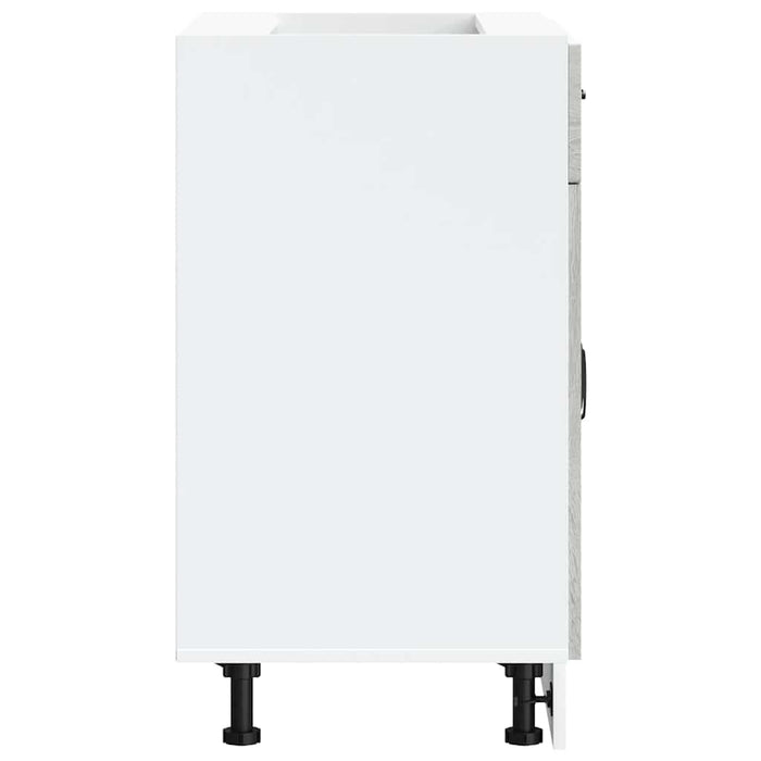 Base da Cucina-Mobile Base da Cucina Kalmar Grigio Sonoma in Legno Multistrato 135875