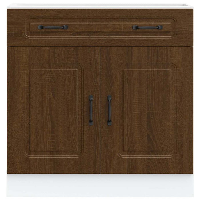 Base da Cucina Kalmar Rovere Marrone in Legno Multistrato 853504