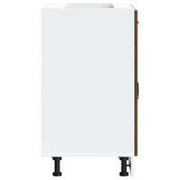 vidaXL Base da Cucina Kalmar Rovere Marrone in Legno Multistrato