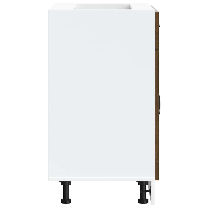 vidaXL Base da Cucina Kalmar Rovere Marrone in Legno Multistrato