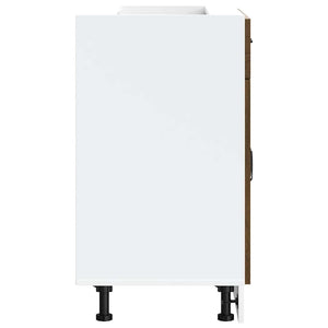 Base da Cucina Kalmar Rovere Marrone in Legno Multistrato 853504