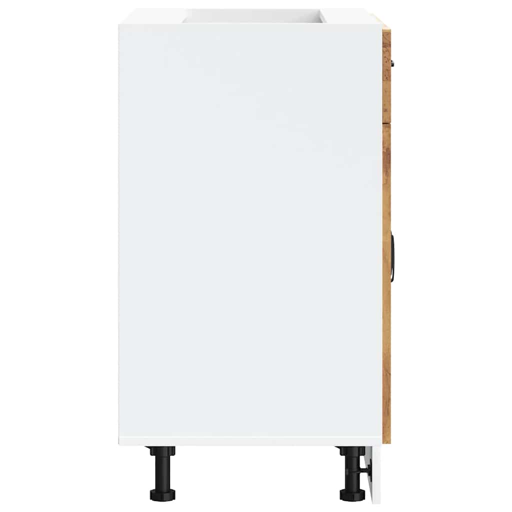 vidaXL Base da Cucina Kalmar Legno Vecchio in Legno Multistrato