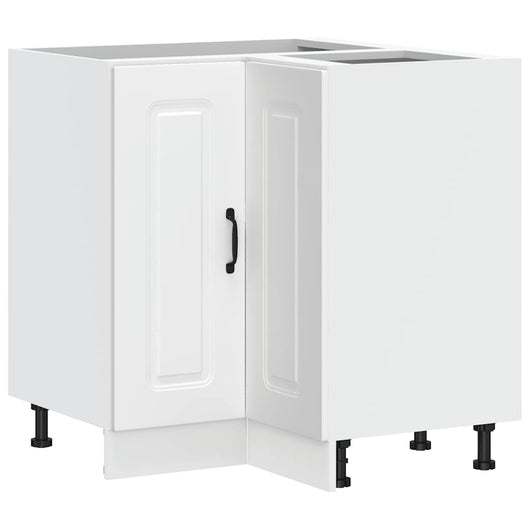 Mobile Base ad Angolo Cucina Kalmar Bianco in Legno Multistrato 853507