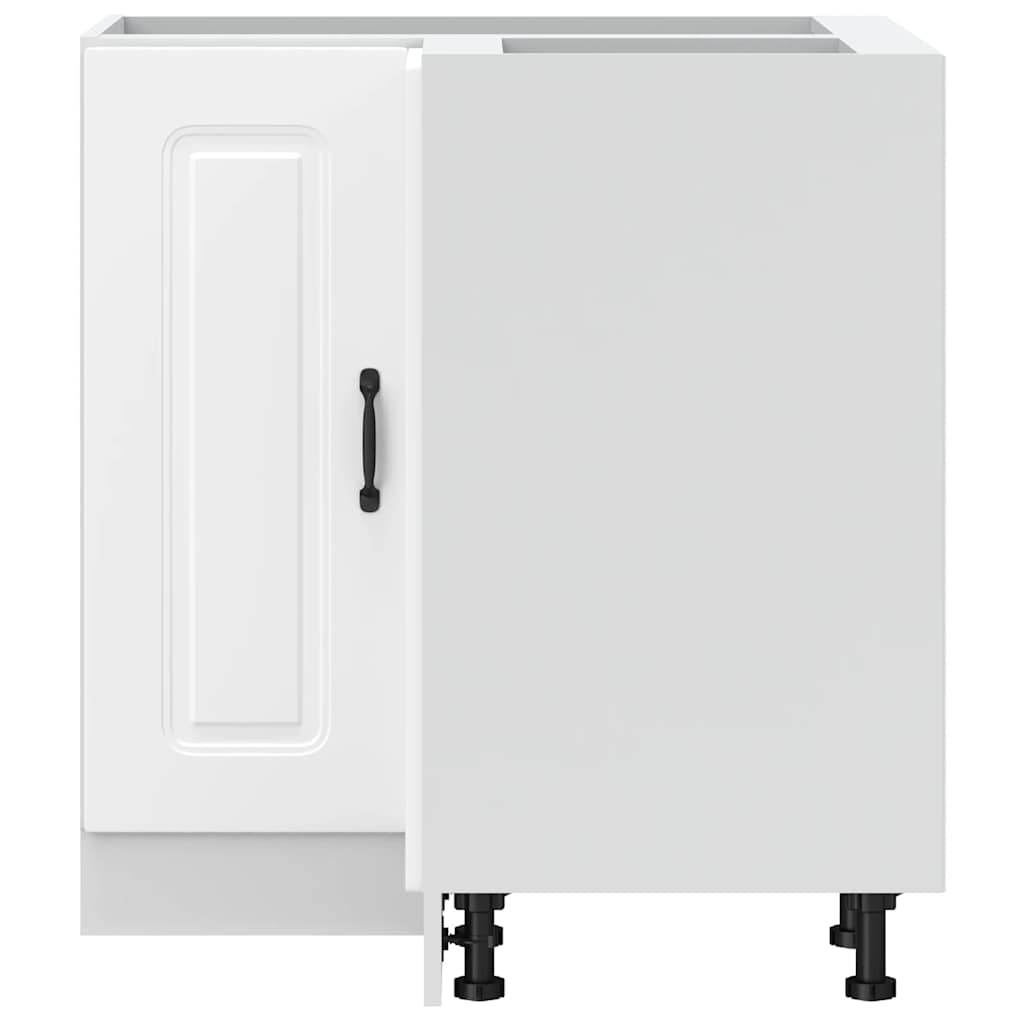 Mobile Base ad Angolo Cucina Kalmar Bianco in Legno Multistrato 853507