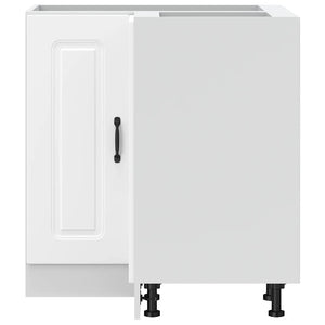 Mobile Base ad Angolo Cucina Kalmar Bianco in Legno Multistrato 853507