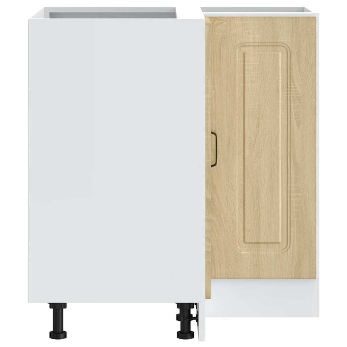 vidaXL Base Angolare da Cucina Kalmar Rovere Sonoma Legno Multistrato
