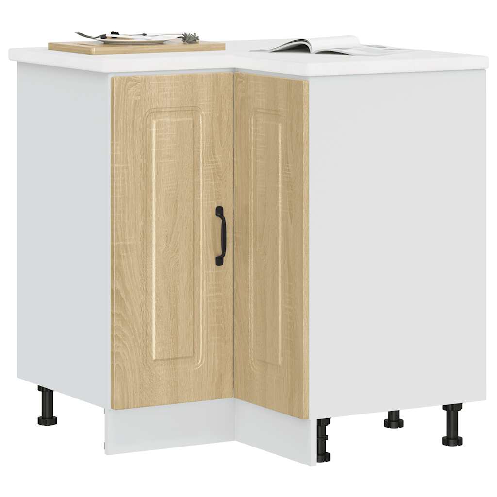 Base Angolare da Cucina Kalmar Rovere Sonoma Legno Multistrato 853510