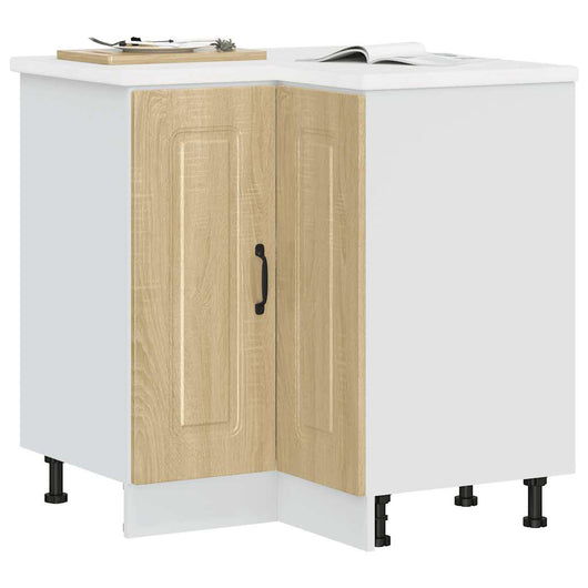 Base Angolare da Cucina Kalmar Rovere Sonoma Legno Multistrato 853510
