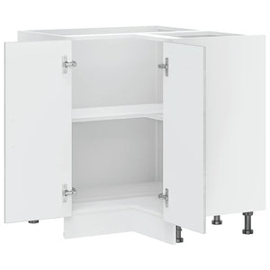 vidaXL Mobile Base ad Angolo Cucina Kalmar Grigio Cemento Truciolato