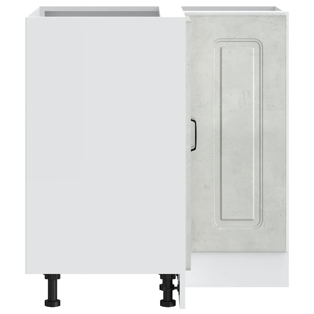 Mobile Base ad Angolo Cucina Kalmar Grigio Cemento Truciolato 853511