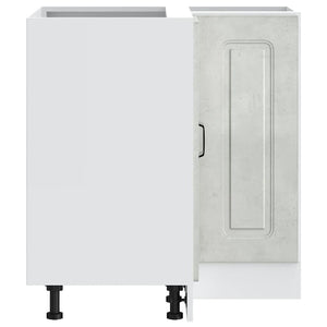 Mobile Base ad Angolo Cucina Kalmar Grigio Cemento Truciolato 853511