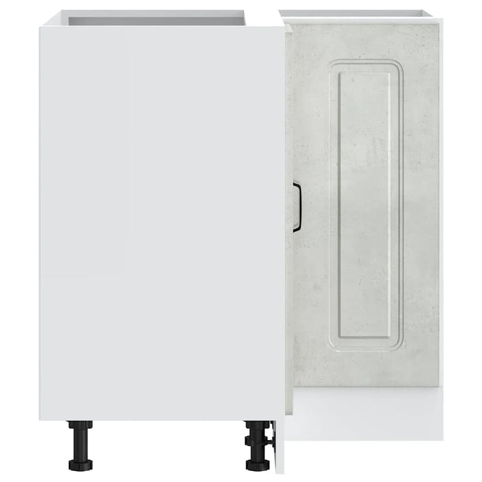 Mobile Base ad Angolo Cucina Kalmar Grigio Cemento Truciolato 853511